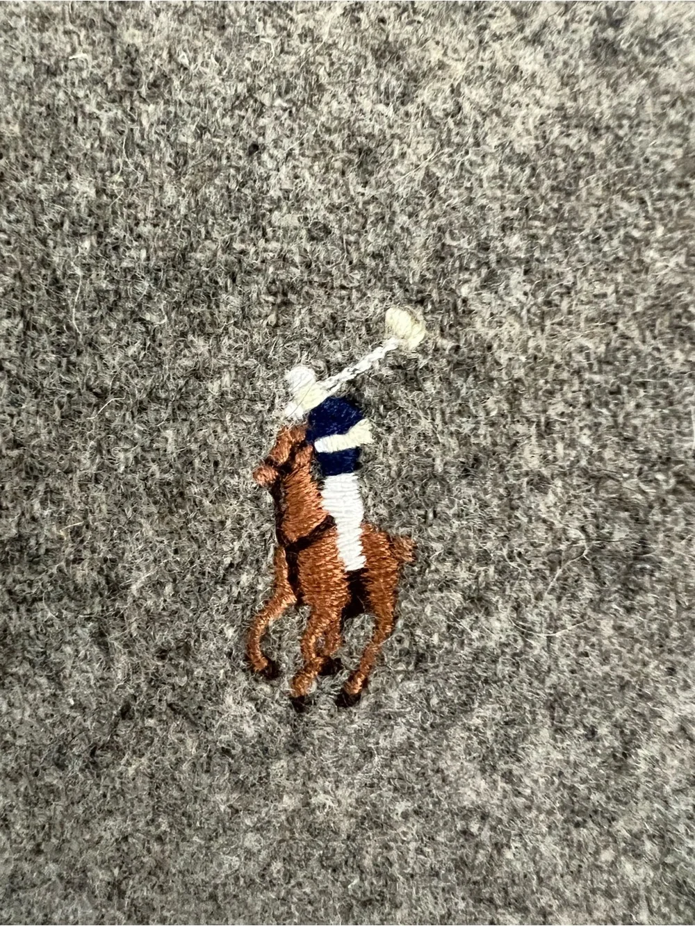 Vintage Polo Ralph Lauren Lambs Wool Scarf